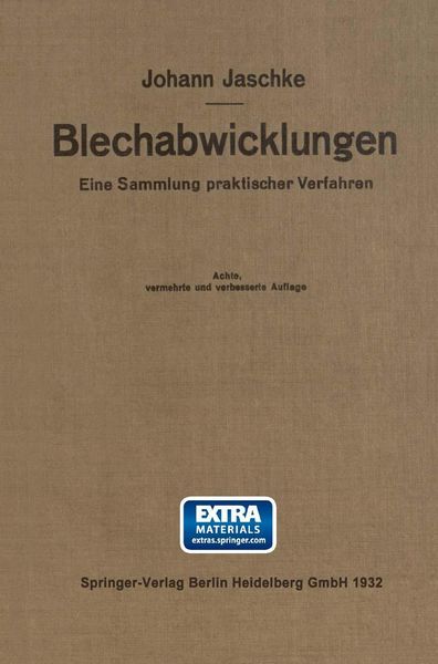 Produktbild: Die Blechabwicklungen