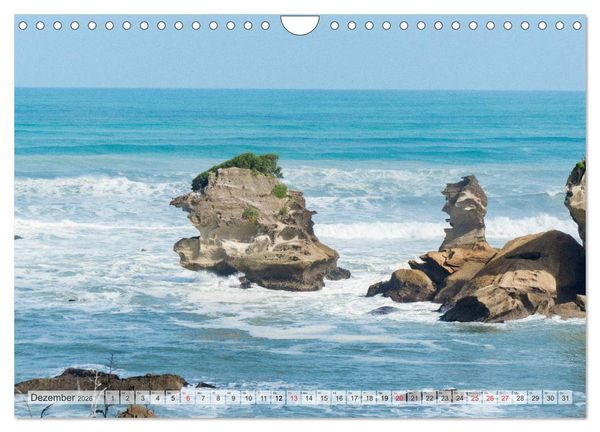 Produktbild: Neuseeland - Wandelnde Landschaften (Wandkalender 2026 DIN A4 quer), CALVENDO Monatskalender
