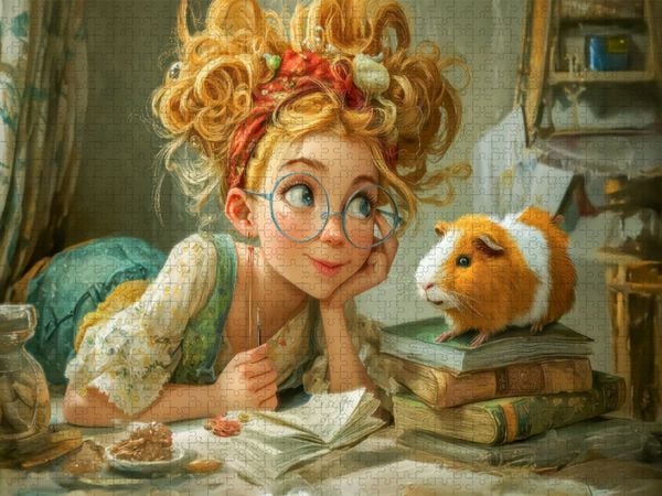 Produktbild: CALVENDO Puzzle Humoristische Werke | 1000 Teile Lege-Gr&ouml;&szlig;e 64x48cm Foto-Puzzle f&uuml;r gl&uuml;ckliche Stunden