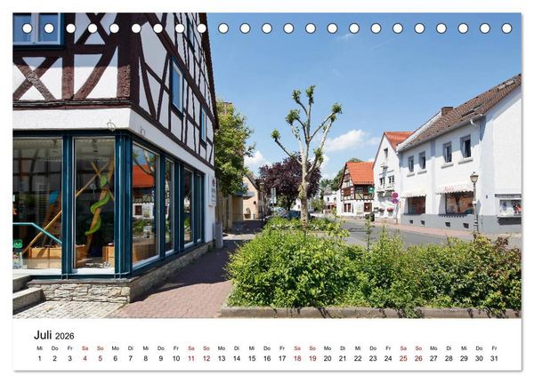 Produktbild: Eschborn vom Taxifahrer Petrus Bodenstaff (Tischkalender 2026 DIN A5 quer), CALVENDO Monatskalender