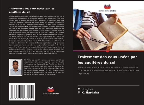 Produktbild: Traitement des eaux us&eacute;es par les aquif&egrave;res du sol