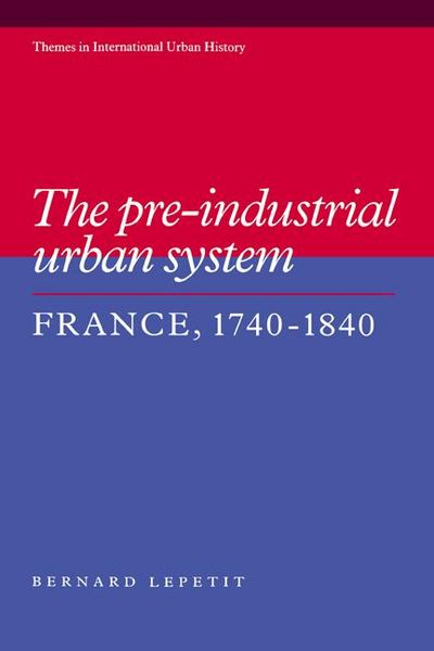 Produktbild: The Pre-Industrial Urban System