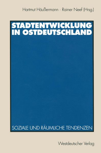 Produktbild: Stadtentwicklung in Ostdeutschland