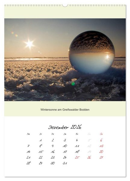 Produktbild: Natur & Glas (Wandkalender 2026 DIN A2 hoch), CALVENDO Monatskalender