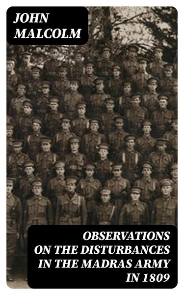 Produktbild: Observations on the Disturbances in the Madras Army in 1809