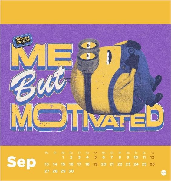 Produktbild: Minions Postkartenkalender 2027