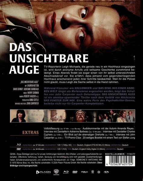 Produktbild: Das unsichtbare Auge - Mediabook (Blu-ray+DVD)
