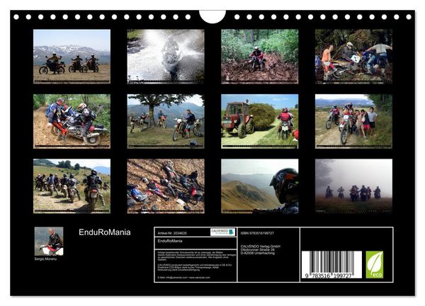 Produktbild: EnduRoMania (Wandkalender 2026 DIN A4 quer), CALVENDO Monatskalender