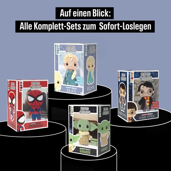 Produktbild: Funkogurumi Elsa. Das inoffizielle H&auml;kelset