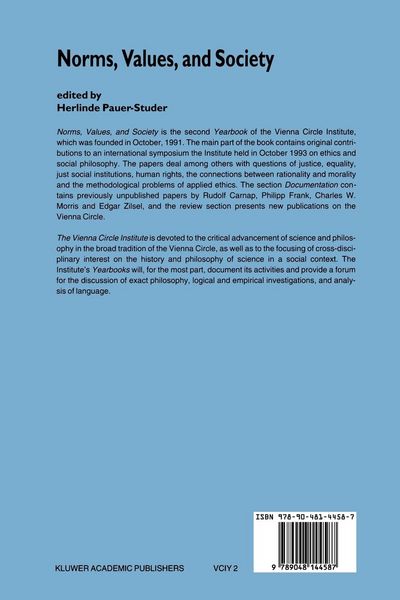 Produktbild: Norms, Values, and Society
