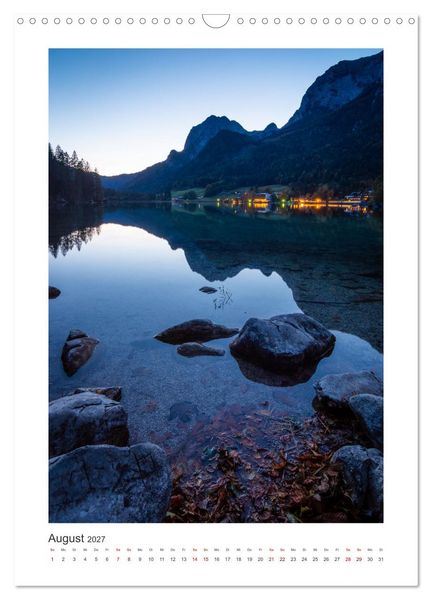Produktbild: Ein Jahr am Hintersee (Wandkalender 2027 DIN A3 hoch), CALVENDO Monatskalender