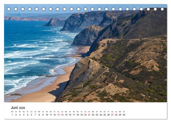 Produktbild: Einzigartiges Portugal (Tischkalender 2026 DIN A5 quer), CALVENDO Monatskalender