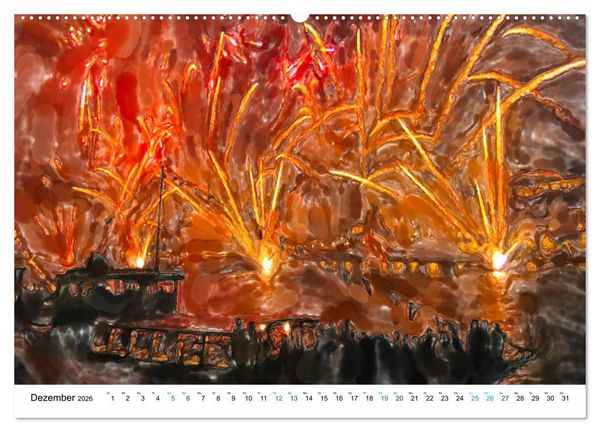 Produktbild: Porto - Ansichten in Aquarell (Wandkalender 2026 DIN A2 quer), CALVENDO Monatskalender