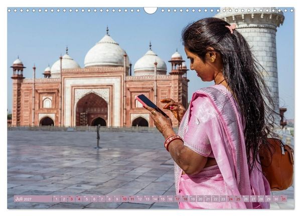 Produktbild: Indien Goldenes Dreieck (Wandkalender 2027 DIN A3 quer), CALVENDO Monatskalender