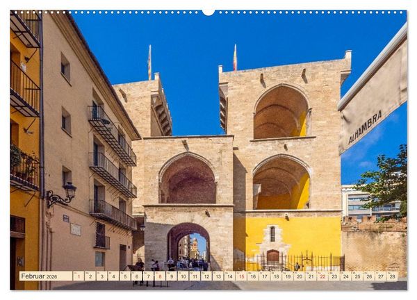 Produktbild: Zauberhaftes Valencia (hochwertiger Premium Wandkalender 2026 DIN A2 quer), Kunstdruck in Hochglanz