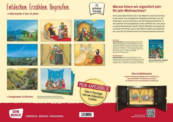 Produktbild: Die Weihnachtserz&auml;hlung. Kamishibai Bildkartenset.