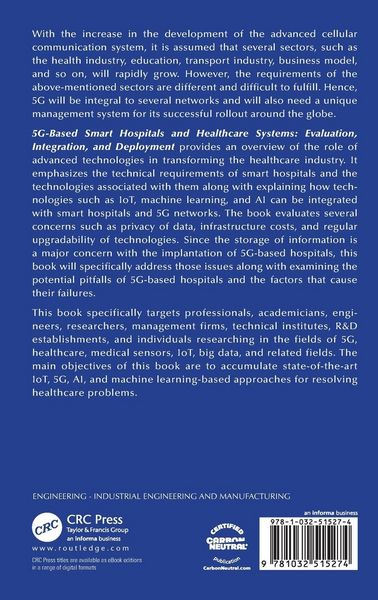 Produktbild: 5G-Based Smart Hospitals and Healthcare Systems