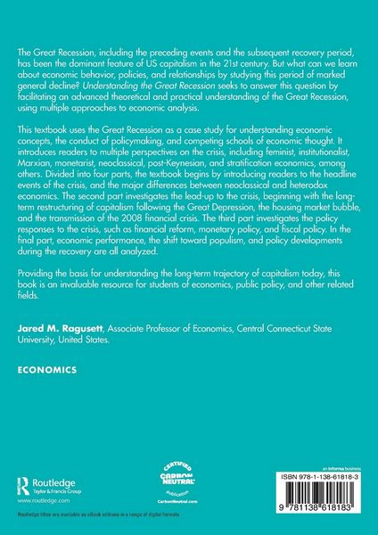 Produktbild: Understanding the Great Recession