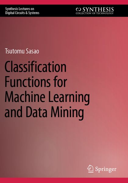 Produktbild: Classification Functions for Machine Learning and Data Mining