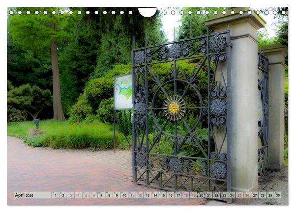 Produktbild: Schlossgarten Oldenburg. Ein Fotospaziergang (Wandkalender 2026 DIN A4 quer), CALVENDO Monatskalender