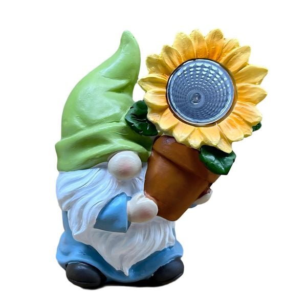 Produktbild: HTI-Living Solardekoleuchte Zwerg mit Blume Solardekoleuchte Zwerg mit Blume