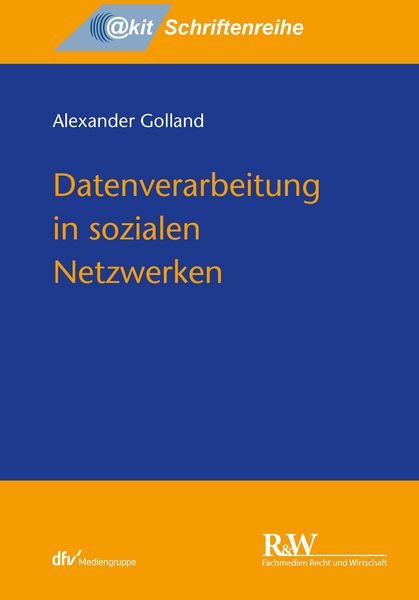 Produktbild: Datenverarbeitung in sozialen Netzwerken