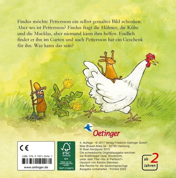 Produktbild: Pettersson und Findus. Wo ist Pettersson?