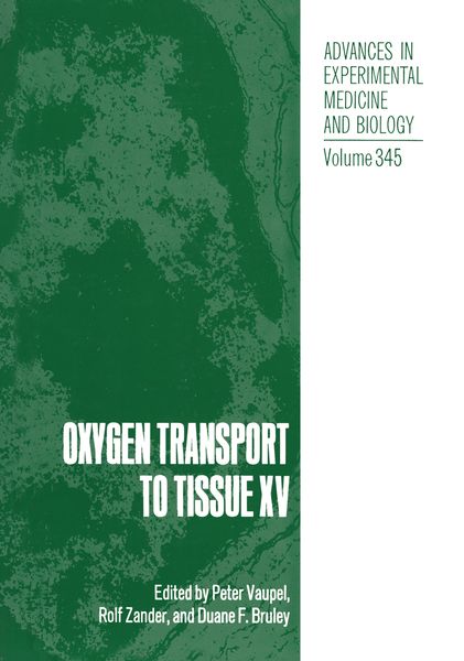 Produktbild: Oxygen Transport to Tissue XV
