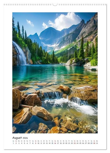 Produktbild: Die Bedeutung von Wasser (hochwertiger Premium Wandkalender 2026 DIN A2 hoch), Kunstdruck in Hochglanz