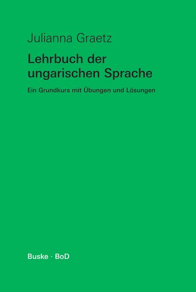 Produktbild: Lehrbuch der ungarischen Sprache