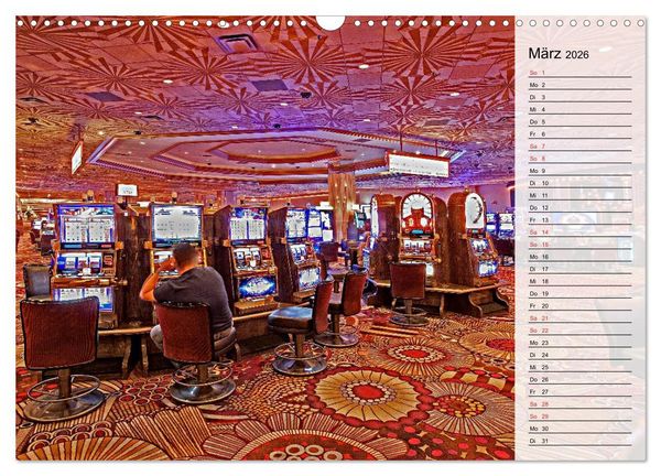 Produktbild: Las Vegas - Die bunte Welt der Casinos (Wandkalender 2026 DIN A3 quer), CALVENDO Monatskalender