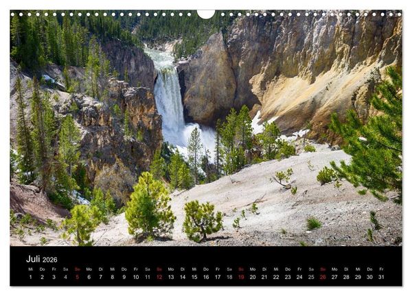 Produktbild: Traumziele in den USA. Der Yellowstone National Park (Wandkalender 2026 DIN A3 quer), CALVENDO Monatskalender