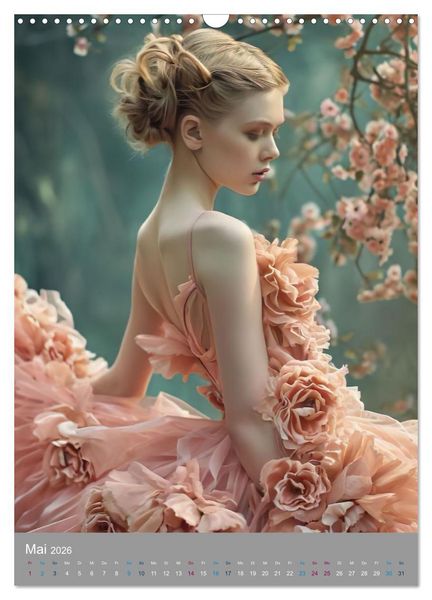 Produktbild: M&auml;rchenhafte Ballerina (Wandkalender 2026 DIN A3 hoch), CALVENDO Monatskalender