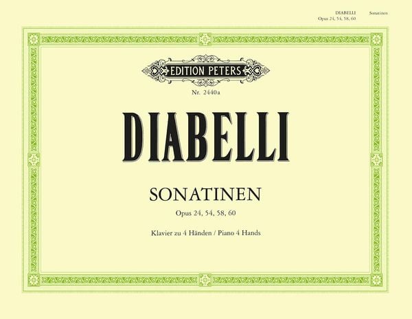 Produktbild: Sonatinen für Klavier zu 4 Händen