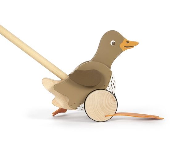 Produktbild: Small Foot 12493 - Schiebetier Ente mit beweglichem Kopf