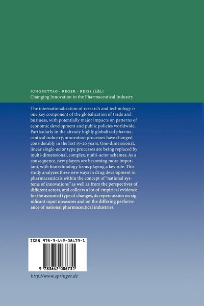 Produktbild: Changing Innovation in the Pharmaceutical Industry