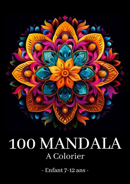 Produktbild: Mandala a Colorier Enfant 7-12 ans