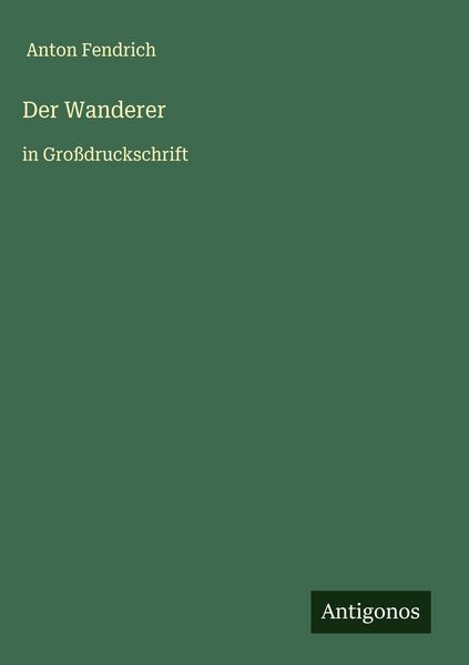Produktbild: Der Wanderer