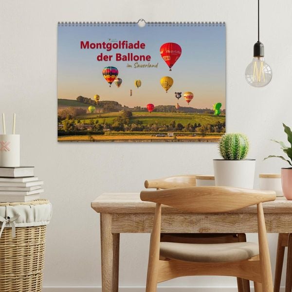 Produktbild: Montgolfiade der Ballone im Sauerland (Wandkalender 2026 DIN A3 quer), CALVENDO Monatskalender
