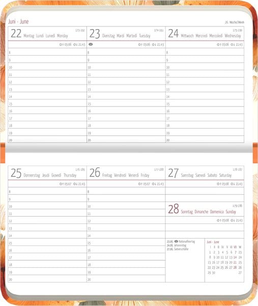 Produktbild: MyTimer Pad Flower Field 2027