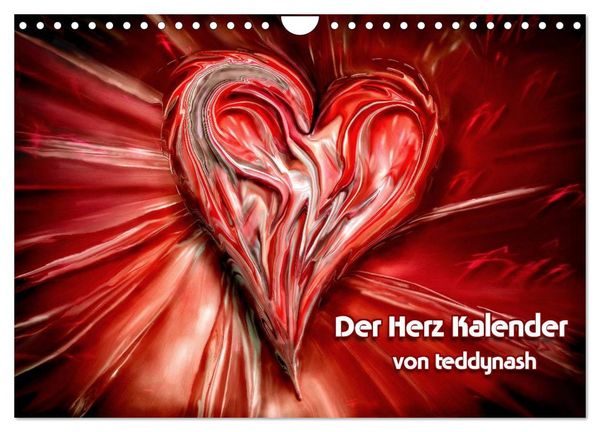 Produktbild: Der Herz Kalender (Wandkalender 2026 DIN A4 quer), CALVENDO Monatskalender