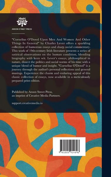 Produktbild: Cornelius O'Dowd Upon Men And Women And Other Things In General