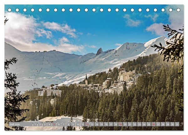 Produktbild: AROSA im Winter (Tischkalender 2026 DIN A5 quer), CALVENDO Monatskalender