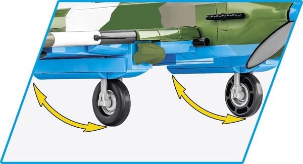 Produktbild: COBI Historical Collection 5745 - Ilyushin II 02 Shturmovik, 643 Klemmbausteine