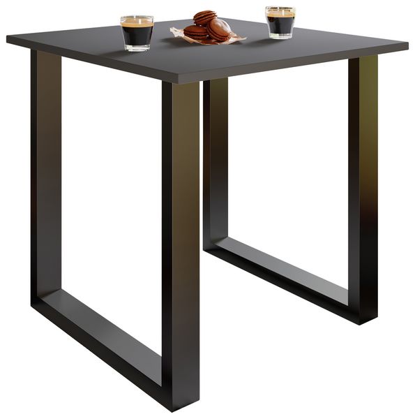Produktbild: Premium Holz Esstisch K&uuml;chentisch Xona U 80x80