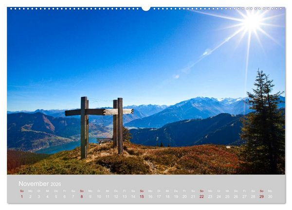 Produktbild: Gr&uuml;&szlig;e aus Zell am See (Wandkalender 2026 DIN A2 quer), CALVENDO Monatskalender