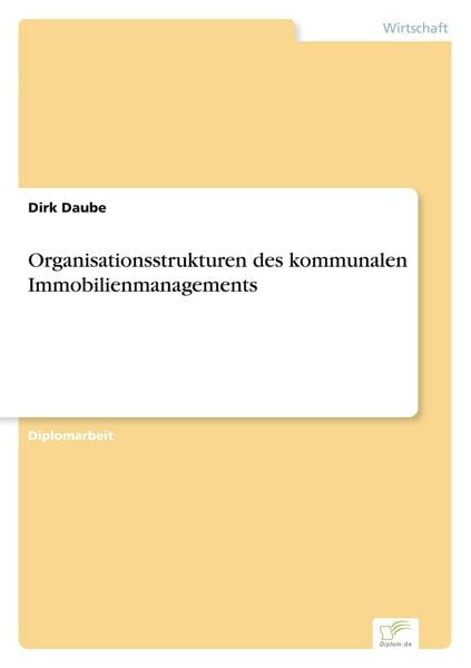 Produktbild: Organisationsstrukturen des kommunalen Immobilienmanagements