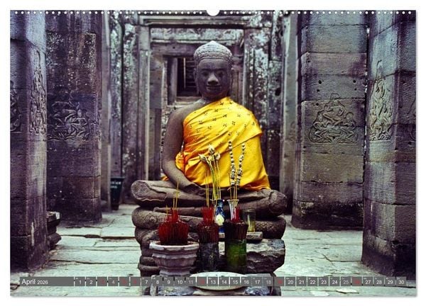 Produktbild: Kambodscha &bull; Angkor Wat (hochwertiger Premium Wandkalender 2026 DIN A2 quer), Kunstdruck in Hochglanz