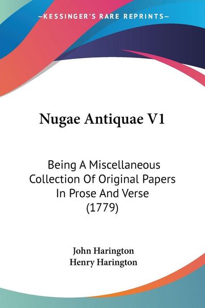 Produktbild: Nugae Antiquae V1