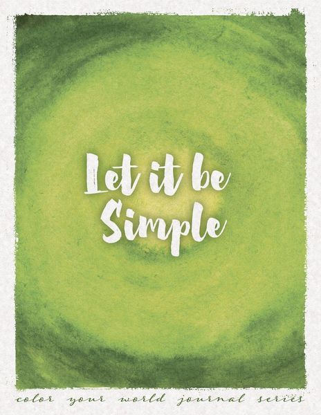 Produktbild: Let It Be Simple